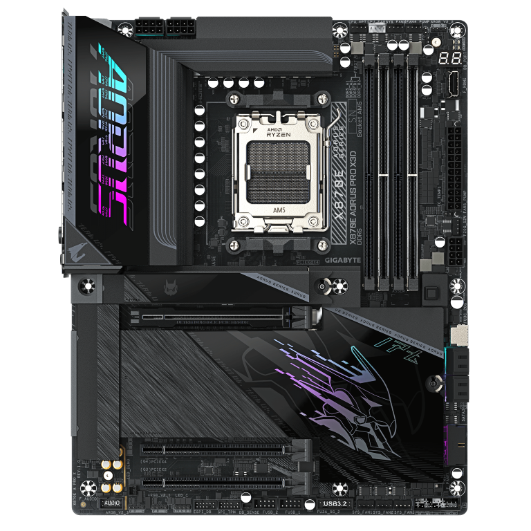 לוח אם Gigabyte X870E AORUS PRO X3D AMD AM5 ATX WIFI7 DDR5