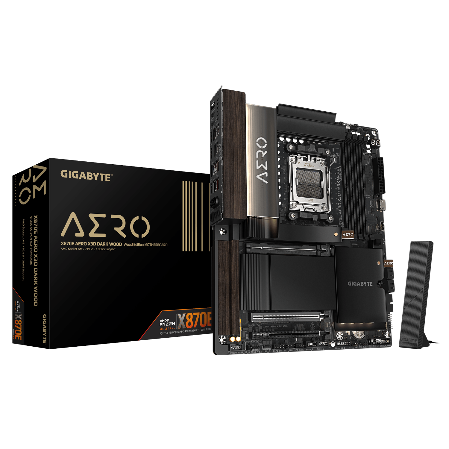 לוח Gigabyte X870E AERO X DK WOOD X3D AM5 WIFI7 ATX