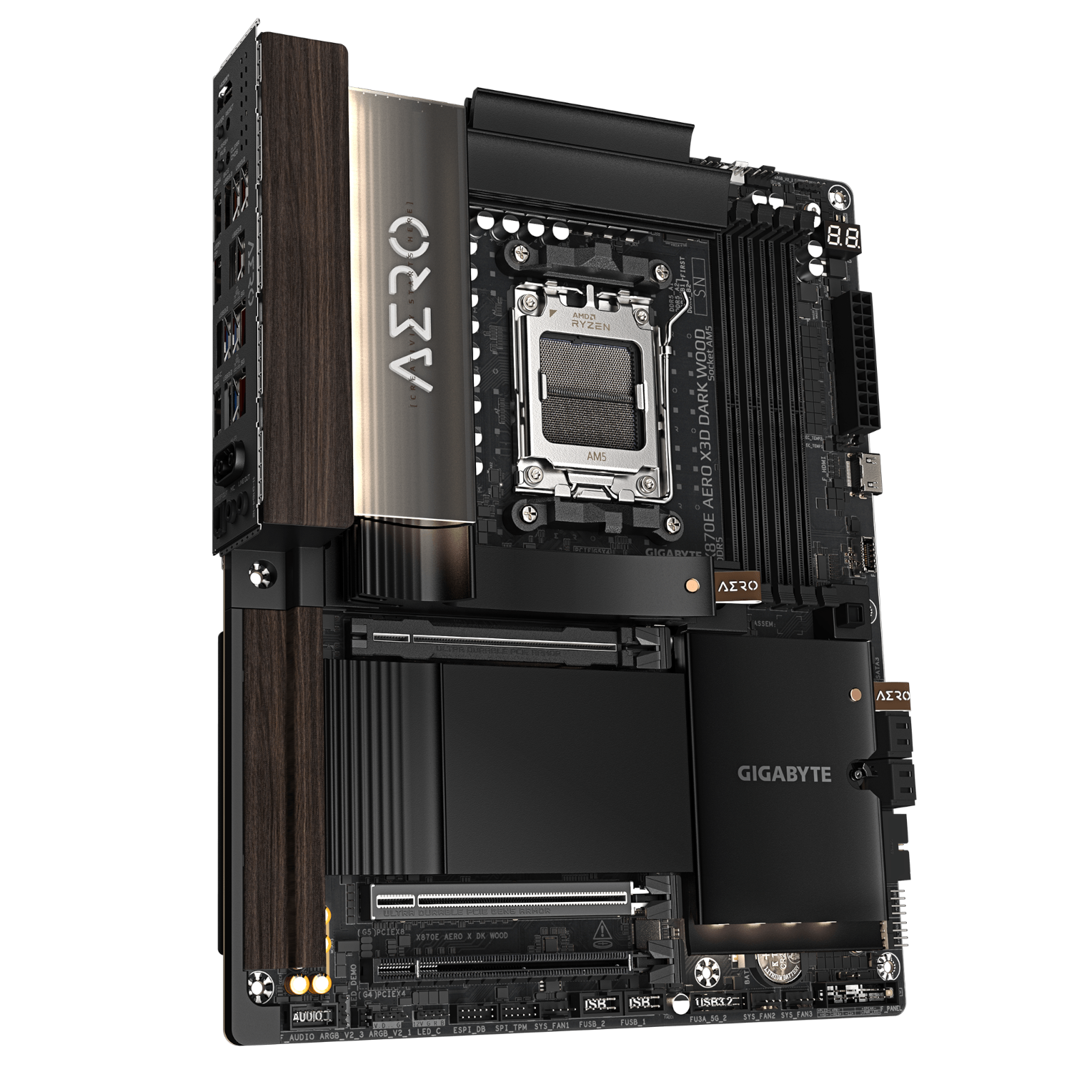 לוח Gigabyte X870E AERO X DK WOOD X3D AM5 WIFI7 ATX