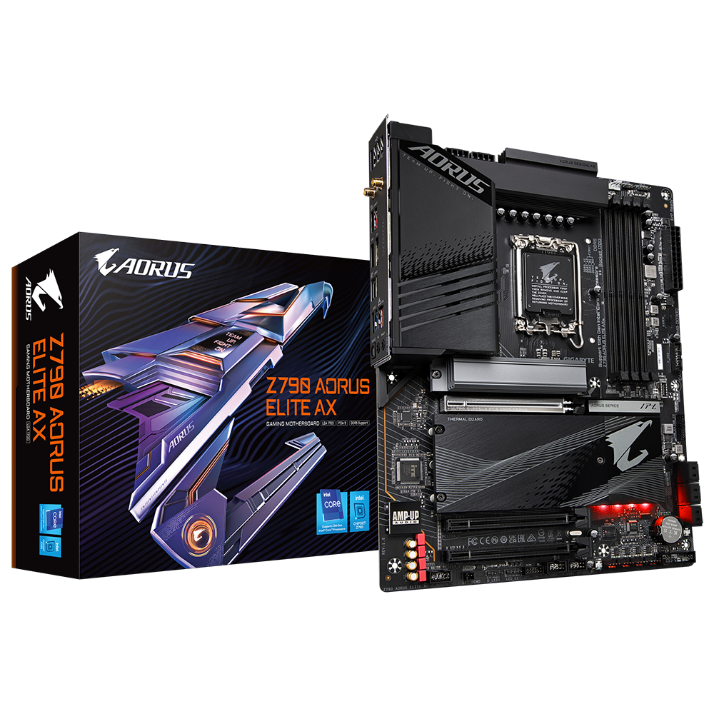 לוח Gigabyte Z790 AORUS ELITE AX DDR5 WIFI 6E 2.5GB Lan LGA1700 R