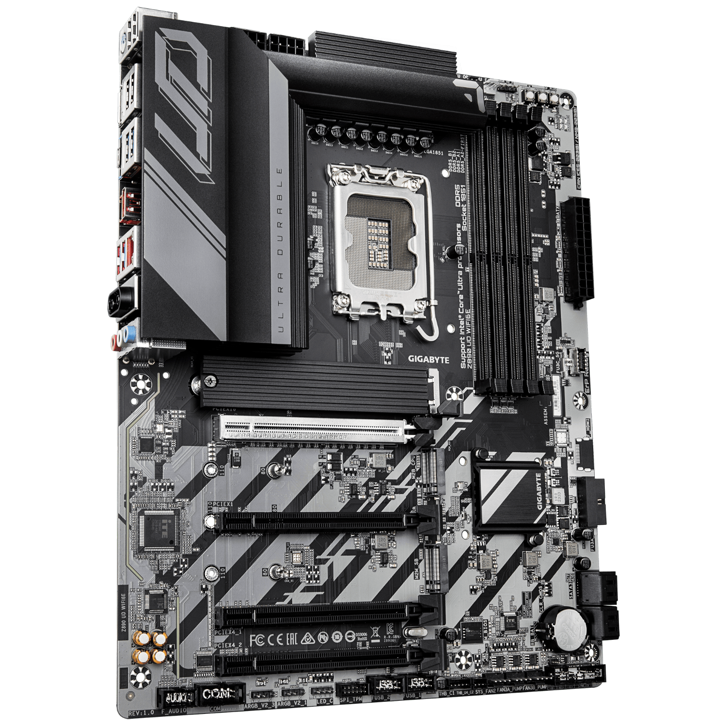 לוח לאינטל דור 15 Gigabyte Z890 UD WIFI6E 2.5GBE LAN ATX LGA1851