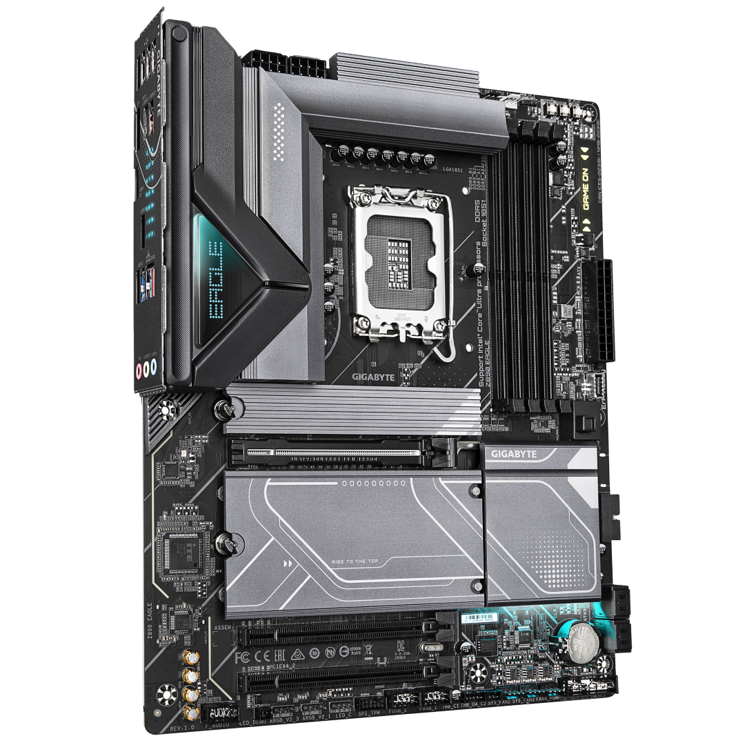 לוח לאינטל דור 15 Gigabyte Z890 EGALE 2.5GbE 4XM.2 Slots ATX LGA1