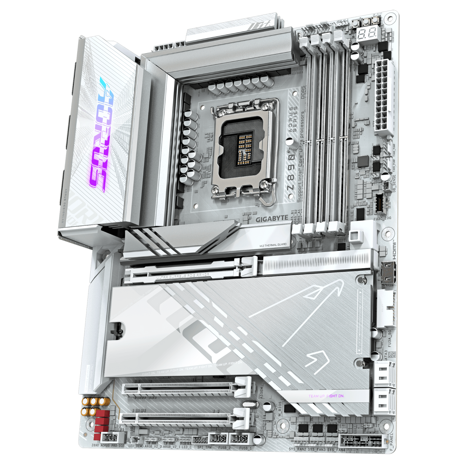 לוח לאינטל דור 15 Gigabyte Z890 AORUS PRO ICE 5GbE ATX LGA1851