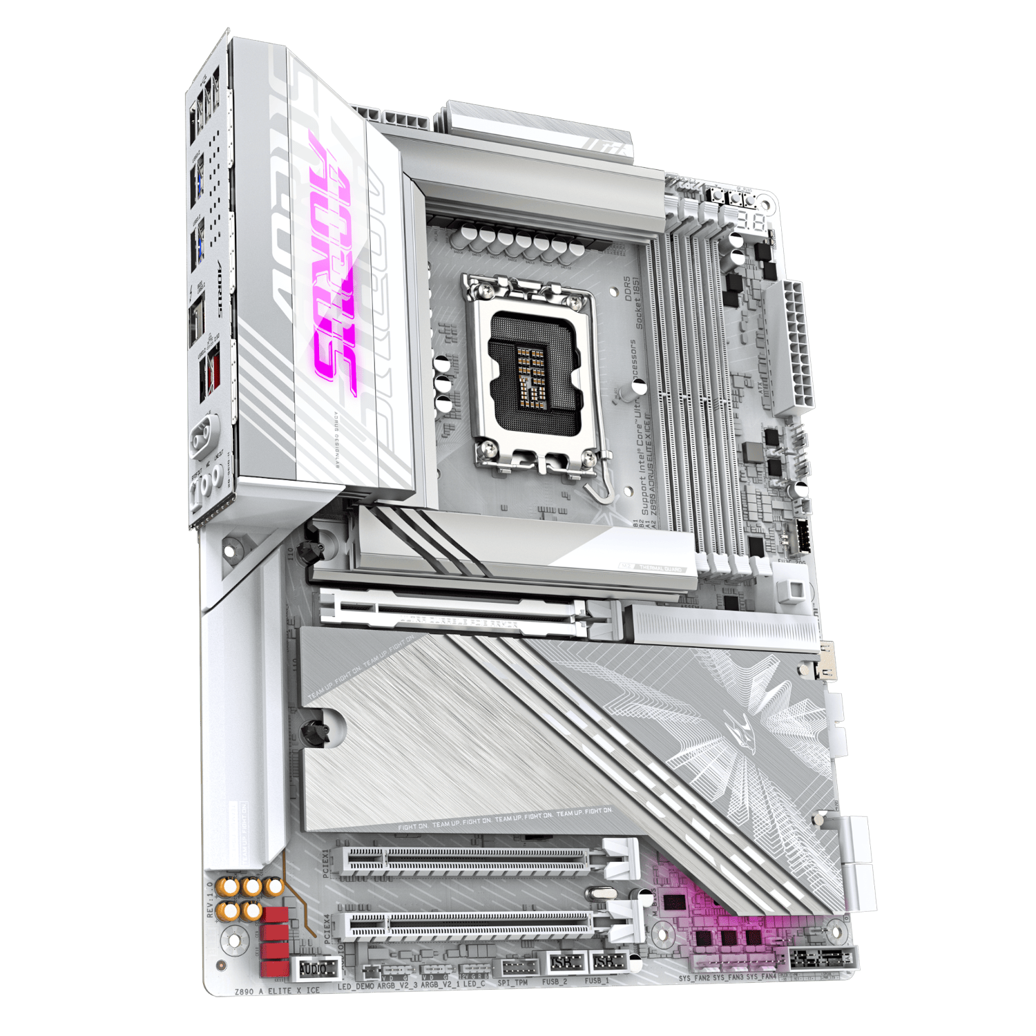 לוח לאינטל דור 15 Gigabyte Z890 AORUS ELITE X ICE ATX LGA1851