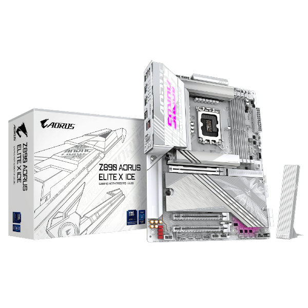 לוח לאינטל דור 15 Gigabyte Z890 AORUS ELITE X ICE ATX LGA1851