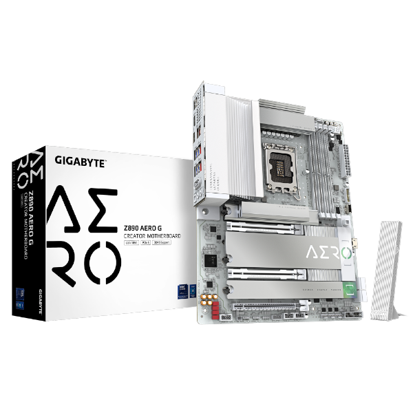 לוח לאינטל דור 15 Gigabyte Z890 AERO G DUAL 2.5 Lan 5Xm.2 TB4