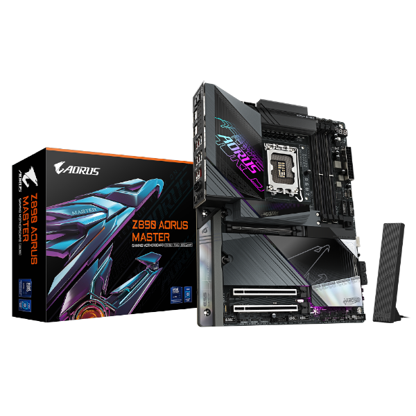 לוח לאינטל דור 15 Gigabyte Z890 AORUS MASTER 10GBE LAN WIFI7 ATX