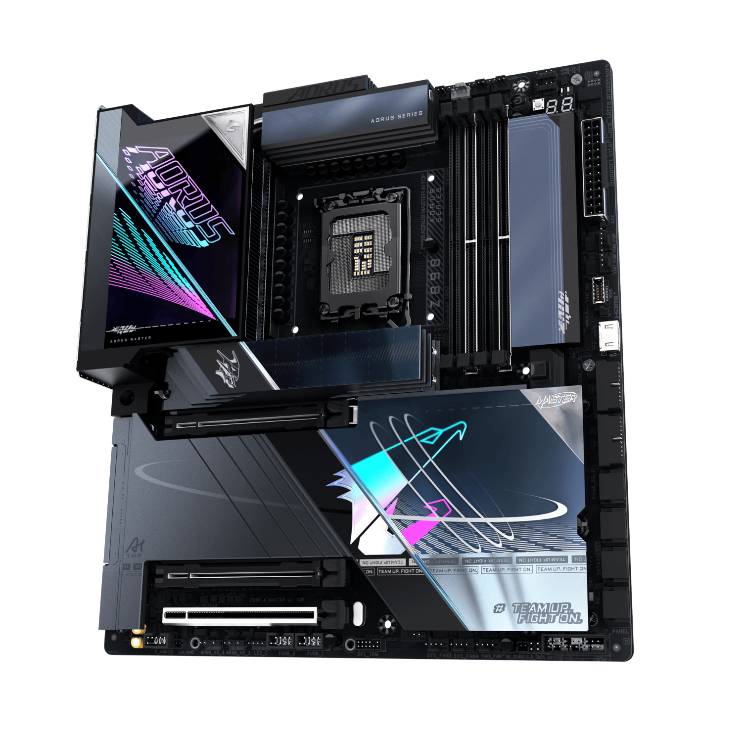 לוח אינטל דור 15 GIGABYTE Z890 AORUS MASTER AI TOP E-ATX WIFI7