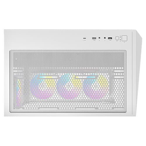 מארז לבן Antec C5 ARGB Mid-Tower ATX 7x ARGB FANS Incl Type-C
