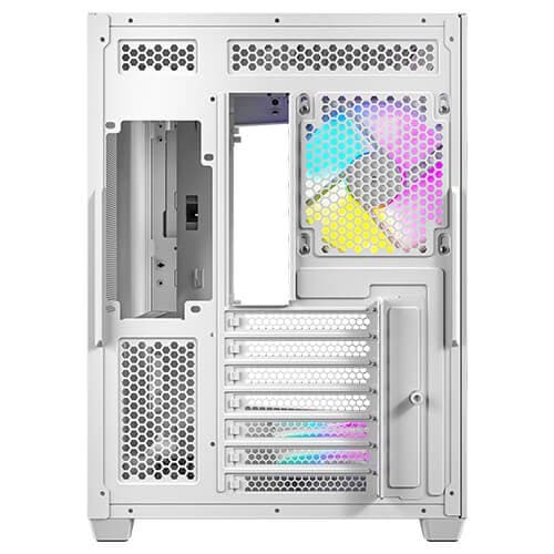 מארז לבן Antec C5 ARGB Mid-Tower ATX 7x ARGB FANS Incl Type-C