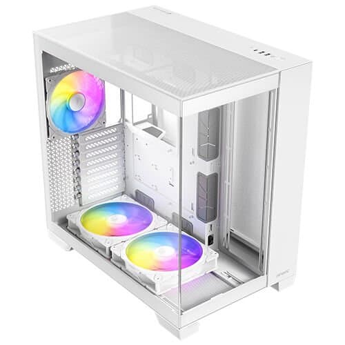 מארז לבן Antec C8 ARGB E-ATX Mid-Tower 3X ARGB FANS Incl White