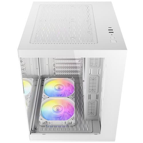 מארז לבן Antec CX60M ARGB Mini-Tower Gaming Case 3X120mm ARGB Fan