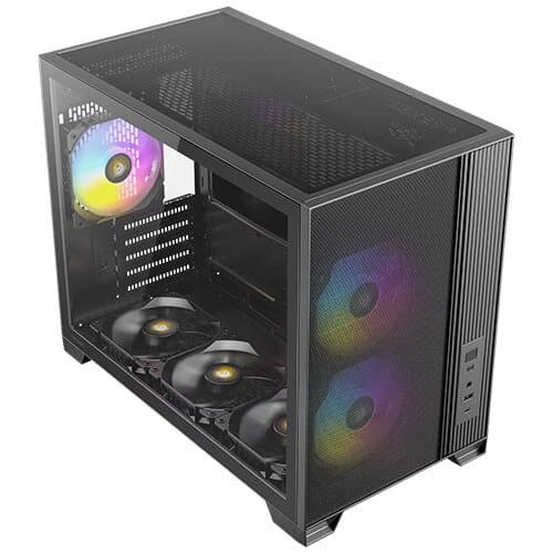 מארז Antec Flux M Mid Tower Micro-ATX ARGB Type-C 3.2