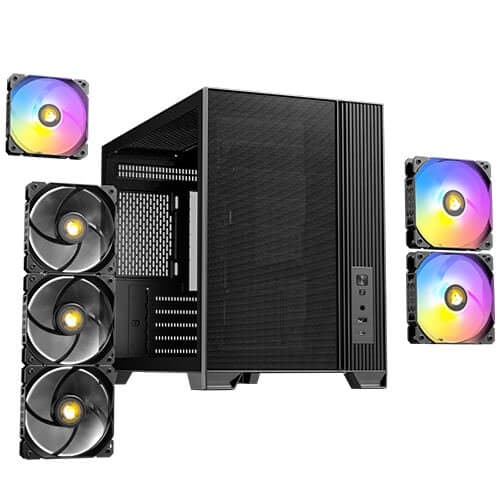 מארז Antec Flux M Mid Tower Micro-ATX ARGB Type-C 3.2
