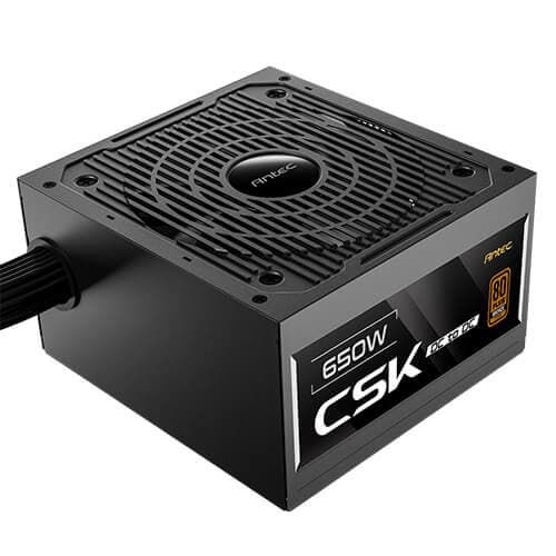 ספק כוח Antec CSK 650DC 650W ATX Non-Modular PSU 80 plus Bronze