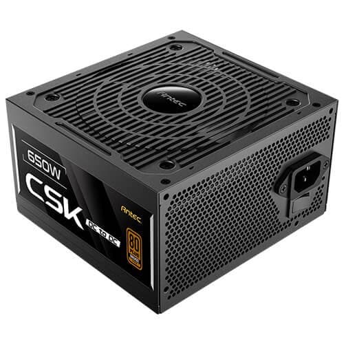 ספק כוח Antec CSK 650DC 650W ATX Non-Modular PSU 80 plus Bronze