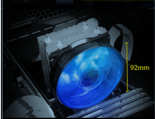 מאורר למעבד Antec A30 Pro blue led Cpu Cooler TDP UP TO 95W
