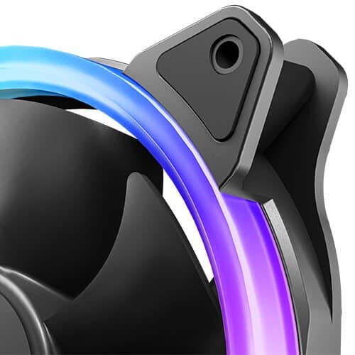 מאווררים למארז ANTEC NEON 120 ARGB BLACK 3PK