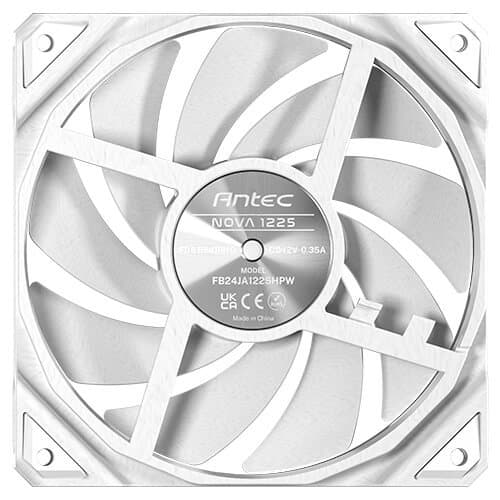 מאוורר למארז Antec Nova 120mm White Fan And Speed Conntroller