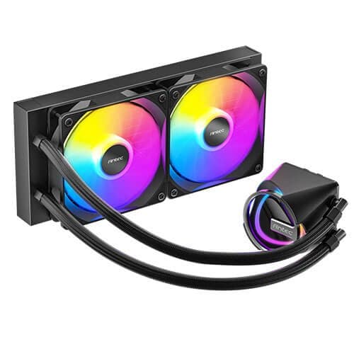 קירור נוזלי כפול Antec SKELETON 240 ARGB Black INTEL/AMD