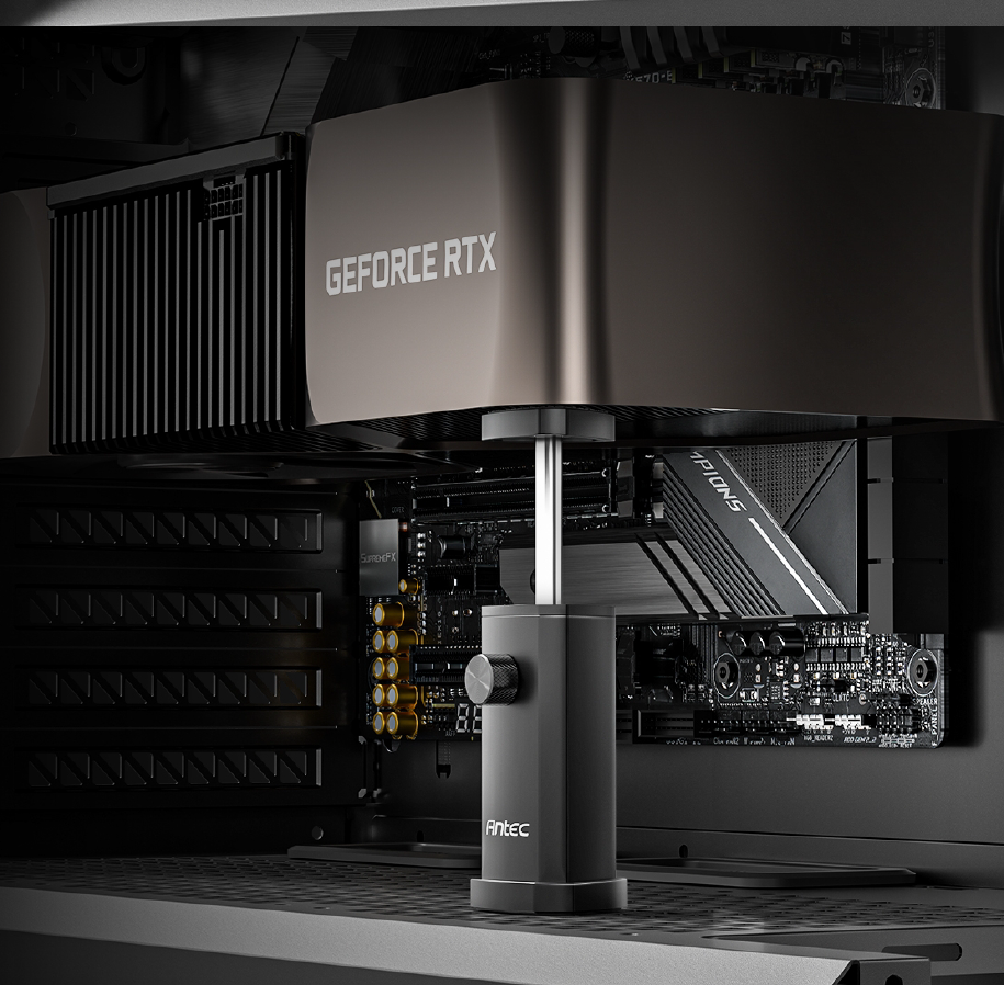 תומך לכרטיס מסך Antec GPU Holder IGPU Prism Black