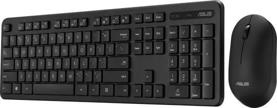 סט אלחוטי 3 שפות ASUS CW100 KEY+MOUSE HEBREW ENGLISH RUSSIAN