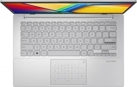 מחשב נייד Asus VivoBook GO 14 Intel N150 8GB 128UFS DOS Silver