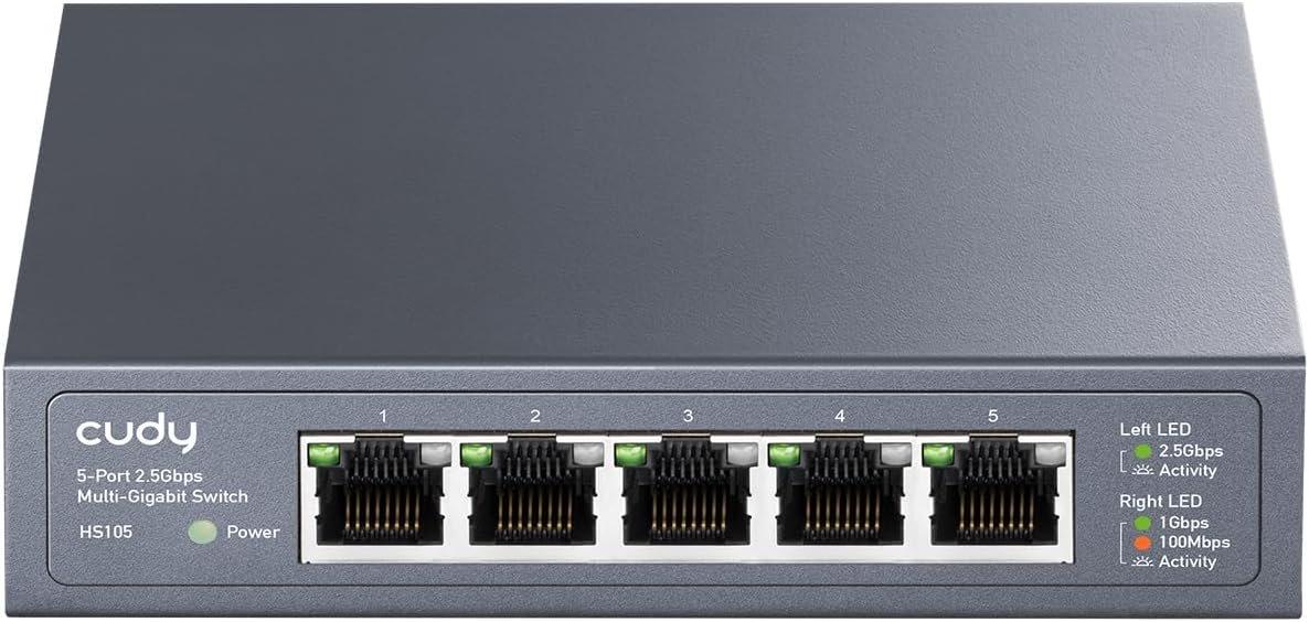 מתג Cudy 5 Port 2.5GB Unmanaged Switch