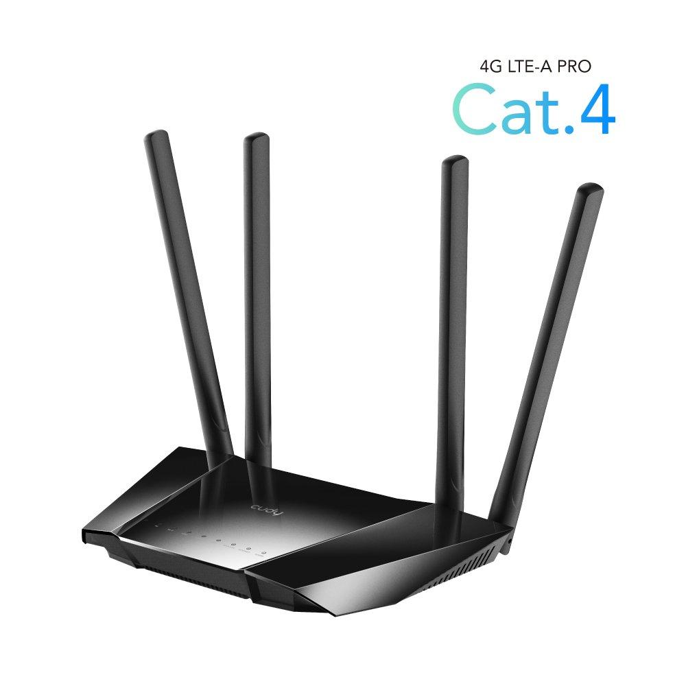 נתב אלחוטי כולל מודם סלולרי Cudy LT400 4G LTE 10/100 300Mbps