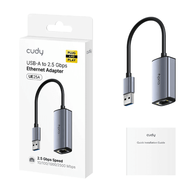 כרטיס רשת CUDY USB-A to 2.5G LAN