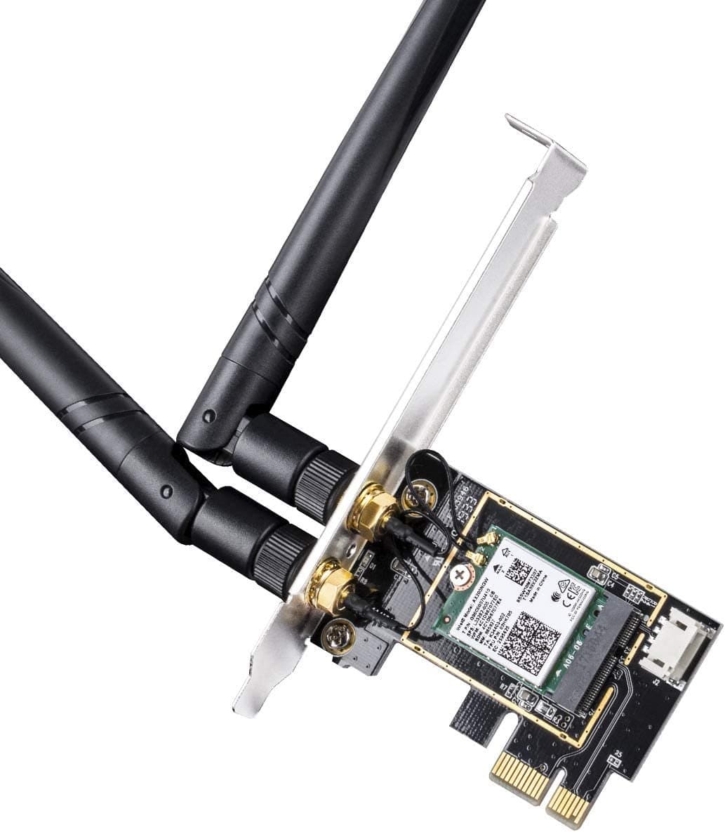 כ.רשת אלחוטי Cudy WE3000 AX200 WIFI 6 Bluetooth 5.2 PCI-E