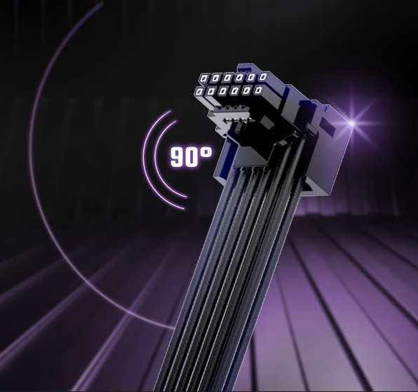 מתאם לספק Cooler Master 12VHPWR Adapter Cable up to 600W 90 Degre