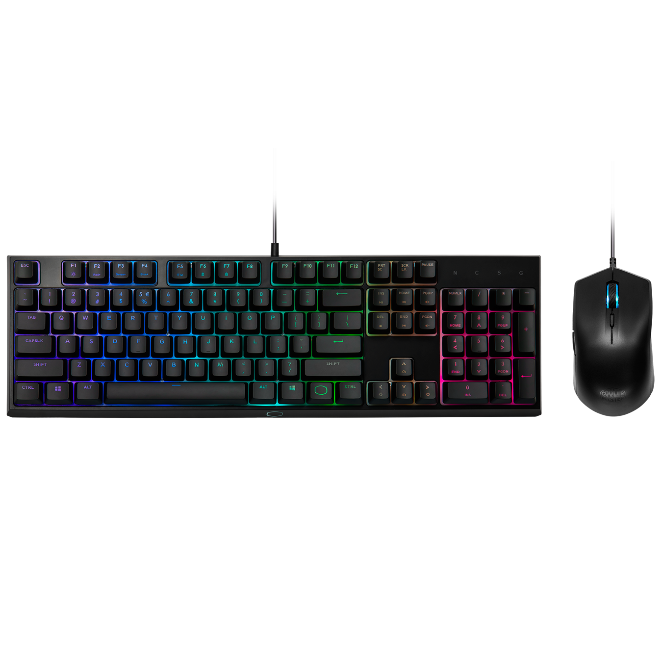 סט חוטי גיימינג מקשים סמי מכאניים Cooler Master MS111 RGB
