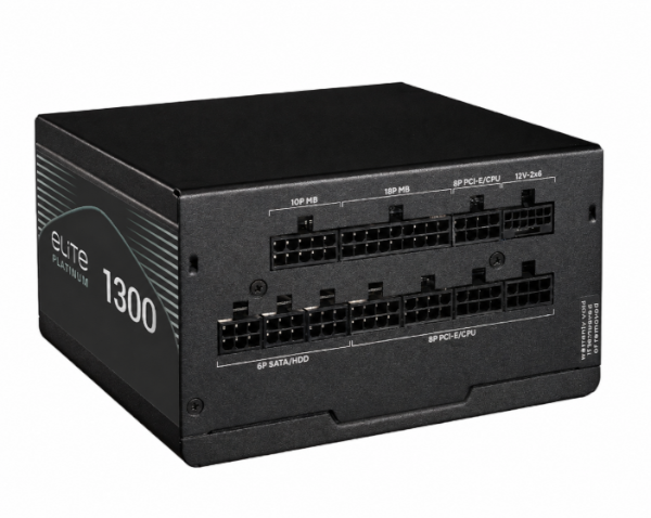 ספק כוח מודולרי Cooler Master Elite 80 Plus Platinum 1300W ATX 3.