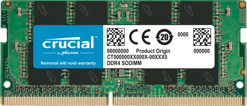 זכרון לנייד Crucial SODIM 8GB 3200Mhz DDR4 1.2V CL22