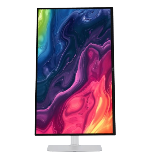 מסך לבן Dell S2725QS 4K 4ms IPS 27 Pivot 120hz Speakers HDMI DP