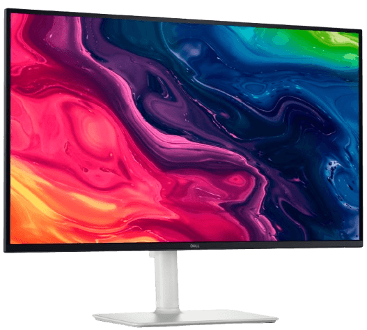 מסך לבן Dell S2725QS 4K 4ms IPS 27 Pivot 120hz Speakers HDMI DP
