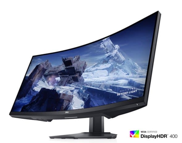 מסך קעור DELL S3422DWG WQHD144hz HDR400 21:9 1ms FreeSync Pro