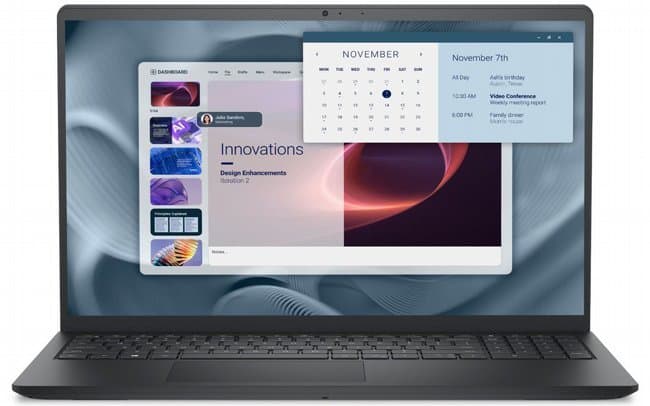 מחשב נייד Dell PV1520 i5-1334U 16GB 512Nvme 15.6 DOS Black 3YOS