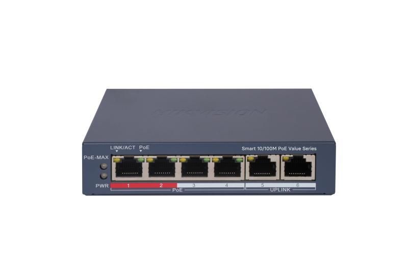 מתג 4+2 פורט POE 10/100 מנוהל ענן