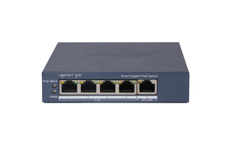 מתג 4+1 פורט POE גיגה מנוהל ענן 60W