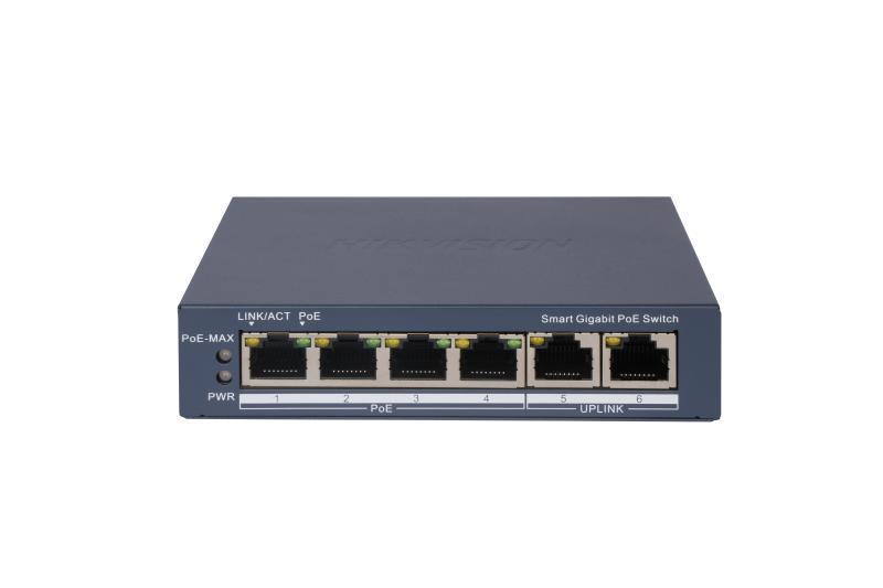 מתג 4+1 פורט POE גיגה מנוהל ענן 60W