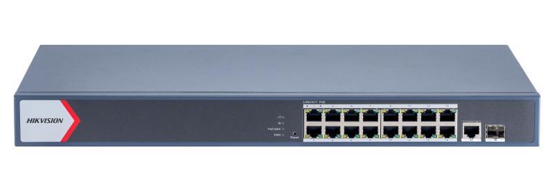 מתג 16 פורט גיגה POE עם 2 אפלינק גיגה מנוהל ענן 130W