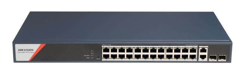 מתג 24פורט גיגה HI-POE עם 4 אפלינק גיגה מנוהל ענן 370W