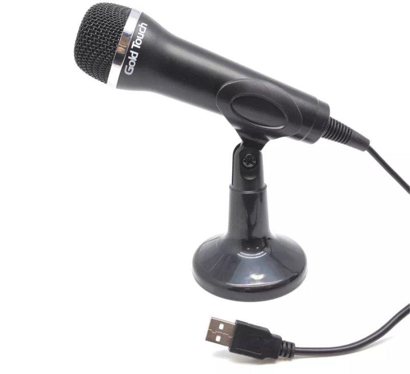 מיקרופון שולחני GOLD TOUCH 1.5 USB CABEL GAMING MIC