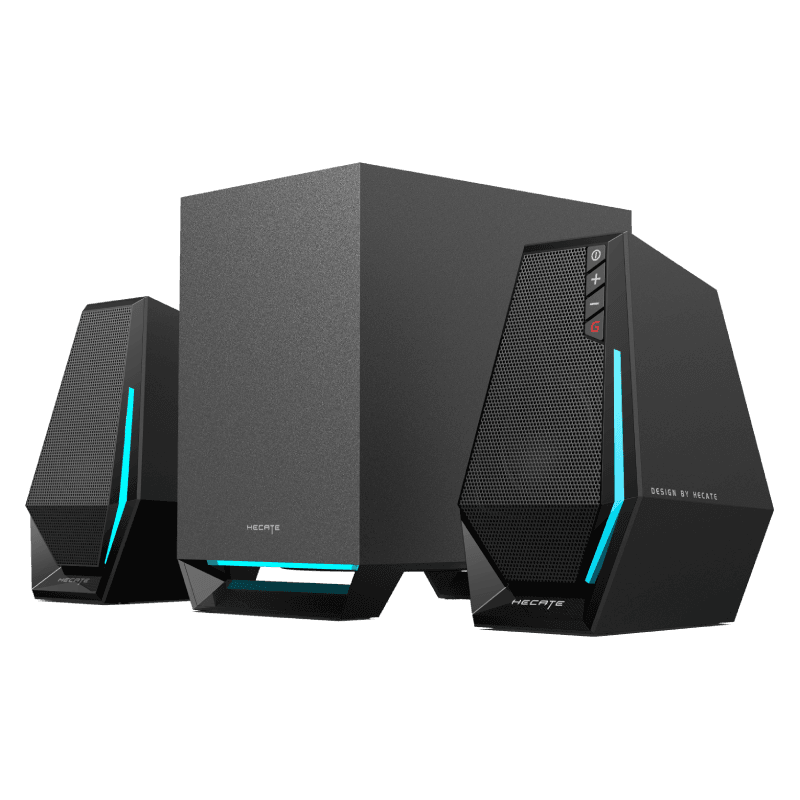 רמקולים Edifier G1500 MAX 2.1 RGB Gaming Speakers 30W RMS BT AUX