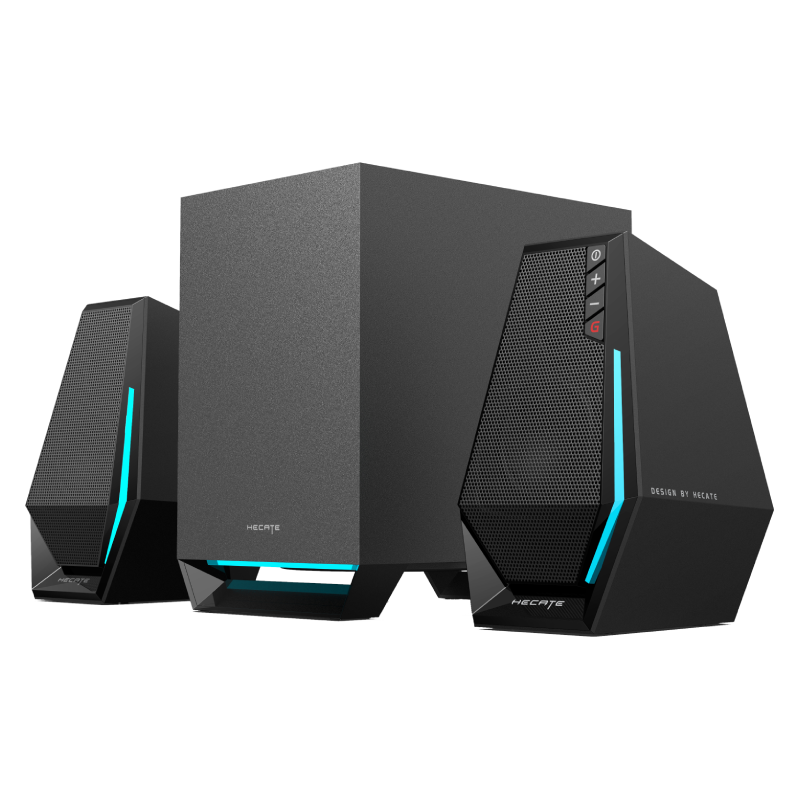 רמקולים Edifier G1500 MAX 2.1 RGB Gaming Speakers 30W RMS BT AUX