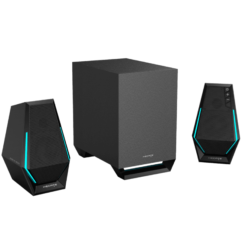 רמקולים Edifier G1500 MAX 2.1 RGB Gaming Speakers 30W RMS BT AUX