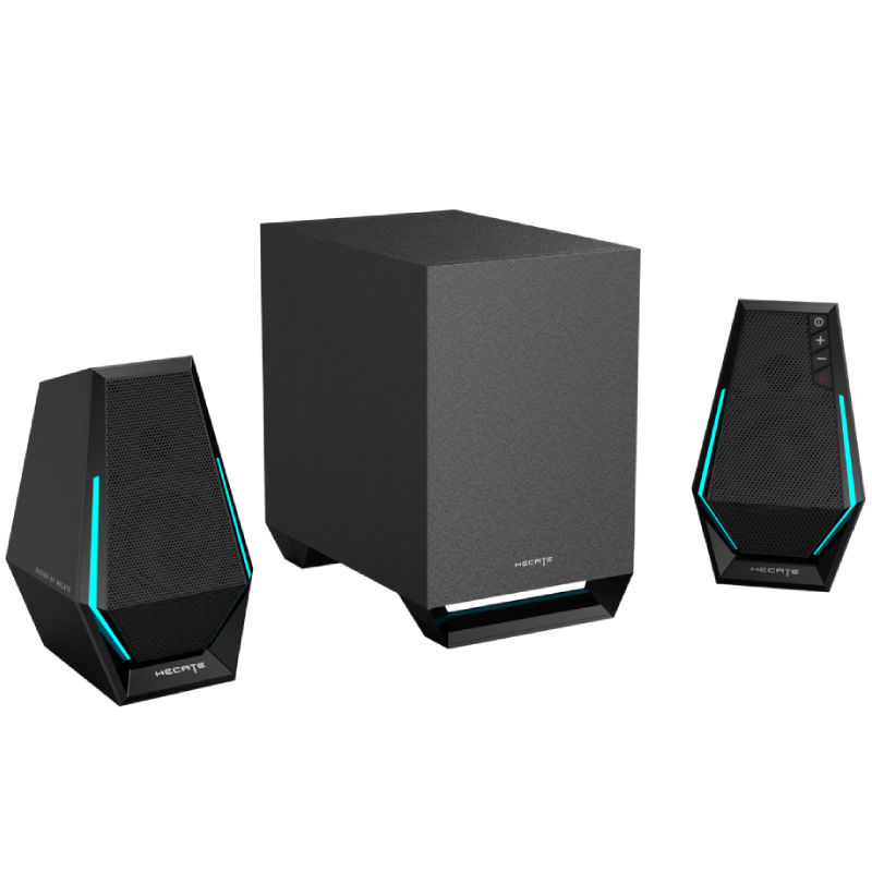 רמקולים Edifier G1500 MAX 2.1 RGB Gaming Speakers 30W RMS BT AUX