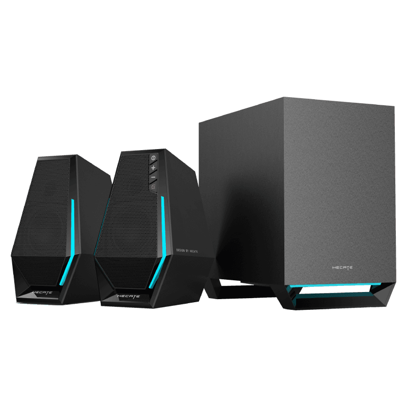 רמקולים Edifier G1500 MAX 2.1 RGB Gaming Speakers 30W RMS BT AUX
